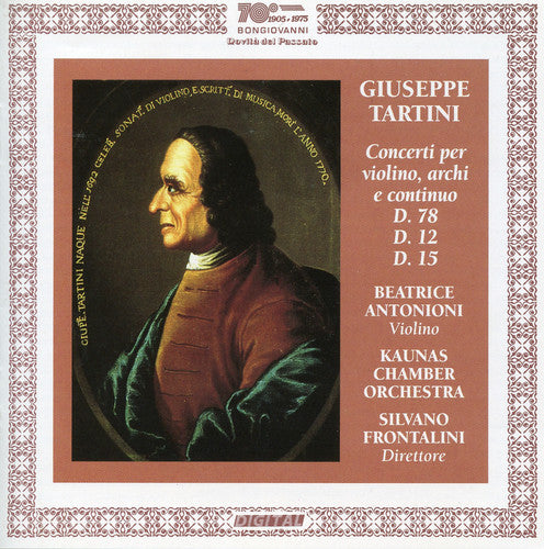 Tartini / Frontalini / Kaunas Chamber Orchestra: Violin Concertos