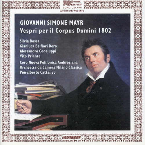 Mayr / Bossa / Belfiori Doro / Codeluppi: Vespri Per Il Corpus Domini 1802