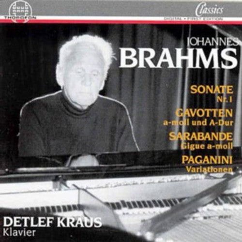 Brahms / Kraus, Detlef: Piano Works / Son No 1