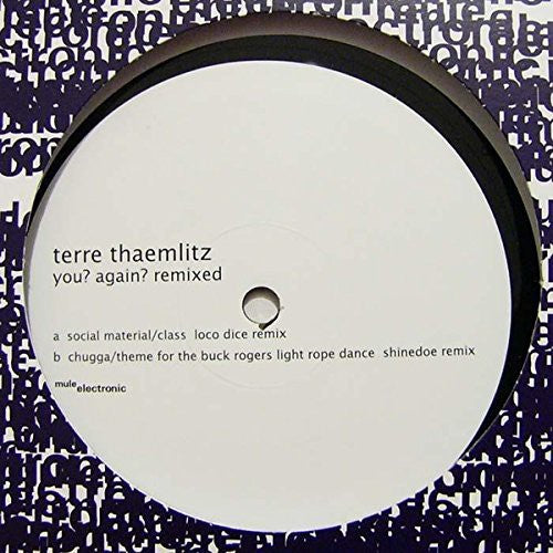 Thaemlitz, Terre: You? Again? Remixed