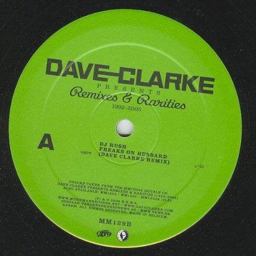 Clarke, Dave: Remixes and Rarities 1992-2005, Vol. 2