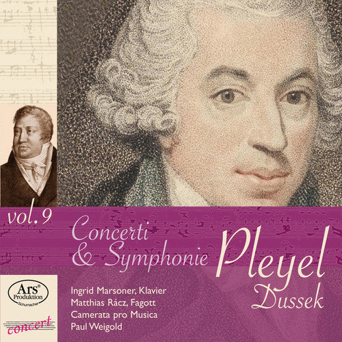 Pleyel / Dussek / Camerata Pro Musica / Marsoner: Concerti Symphonie 9