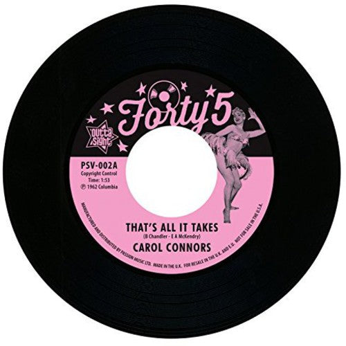 Connors, Carol: That's All It Takes/I Wanna Know