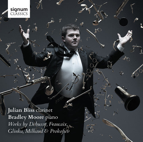 Debussy / Francaix / Glinka / Milhaud: Works for Clarinet & Piano