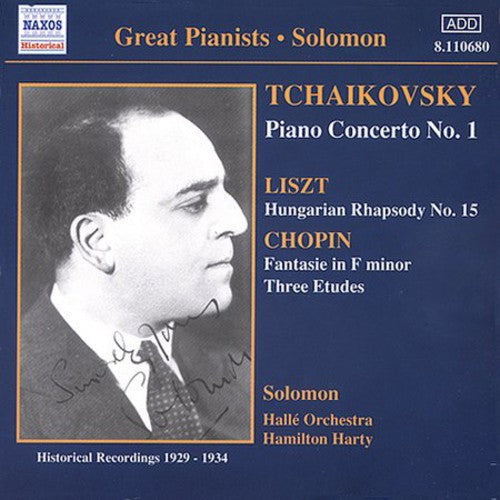 Tchaikovsky / Solomon / Harty / Halle Orchestra: Con Pno 1/Etude (F-M)/Polonaise (A Flat)