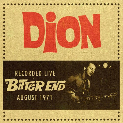 Dion: Live at the Bitter End 1971