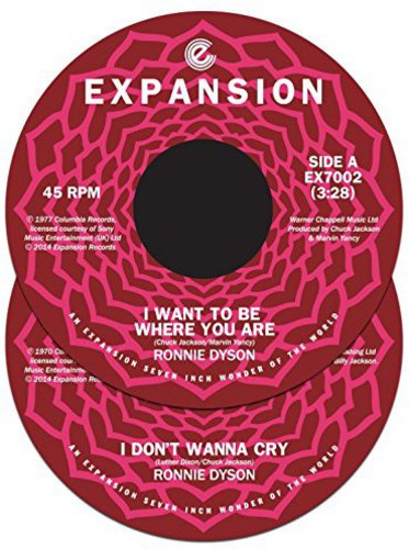 Dyson, Ronnie: I Want to Be Where You Are/I Don't Wanna Cry