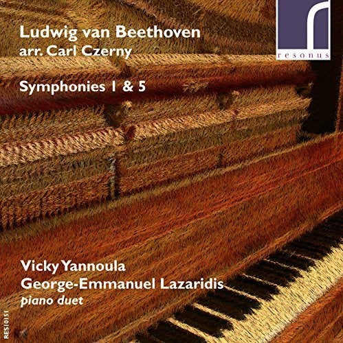 Beethoven / Yannoula / Lazaridis: Symphonies 1 & 5 for Piano Duet (Arr. Czerny)