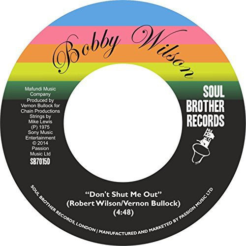 Wilson, Bobby: Don't Shut Me Out / Deeper & Deeper