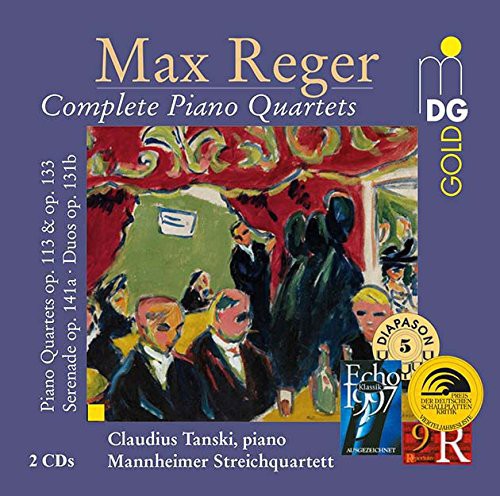 Reger / Mannheim String Quartet / Tanski: Piano Quartet Op. 113 & 133 / Serenade Op. 141A