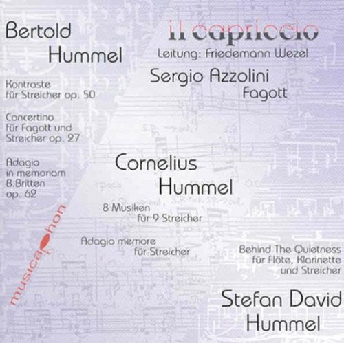 Hummel / Azzolini / Ensemble Il Capriccio / Wezel: Concertino for Bassoon & Strings