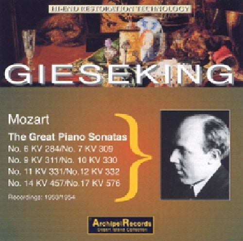 Mozart / Gieseking: Klaviersonaten 6 7 910