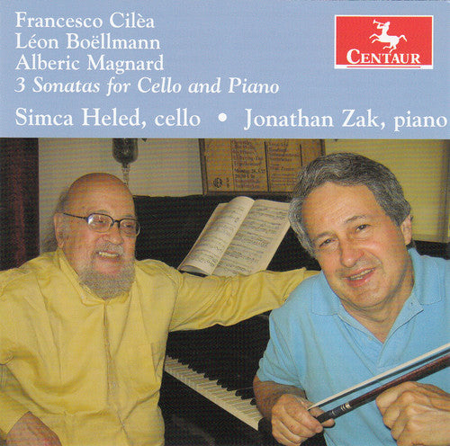 Cilea / Boellmann / Heled / Zak: 3 Sonatas for Cello & Piano