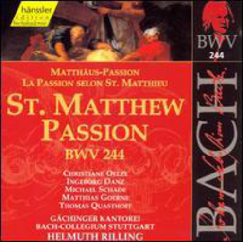 Bach, J.S. / Gachinger Kantorei / Rilling: St Matthew's Passion