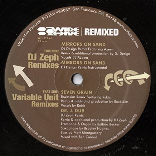 DJ Zeph / Variable Unit: DJ Zeph / Variable Unit - Remixes