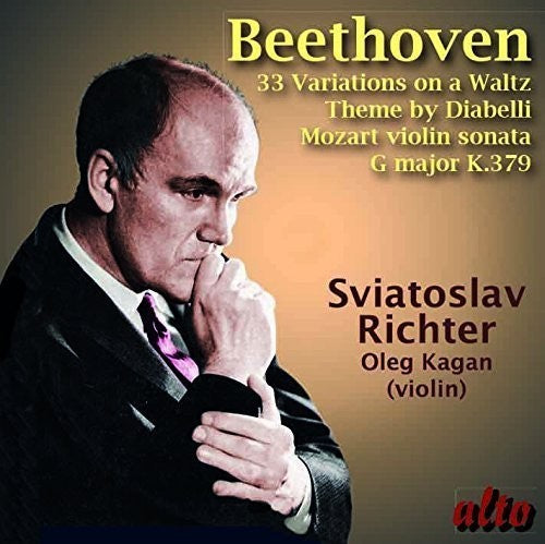 Beethoven / Richter / Kagan: BEETHOVEN: Diabelli Variations Op. 120, MOZART: Violin Sonata in G K.379, Oleg Kagan, violin