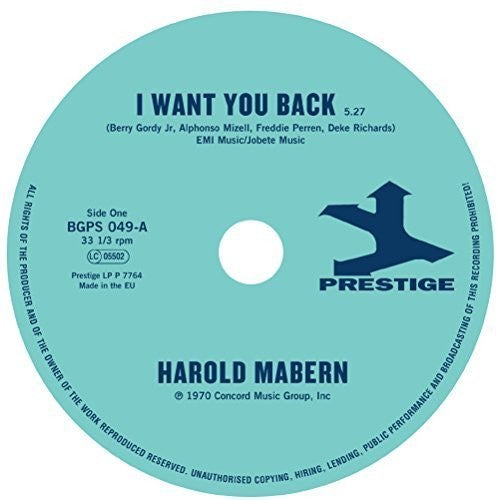 Mabern, Harold / Funk Inc: I Want You Back / Sister Janie