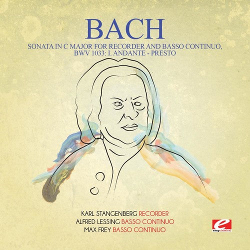 Bach, J.S.: Sonata C Major for Recorder & Basso Continuo BWV 1