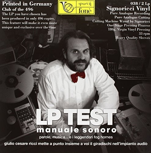 Ricci, Giulio Cesare: LP Test - Manuale Sonoro