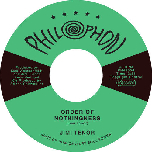 Tenor, Jimi: Order of Nothingness / Tropical Eel