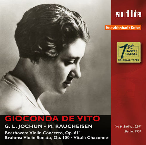 Beethoven, L. / Raucheisen, Michael: Gioconda De Vito Plays Beethoven Brahms & Vitali