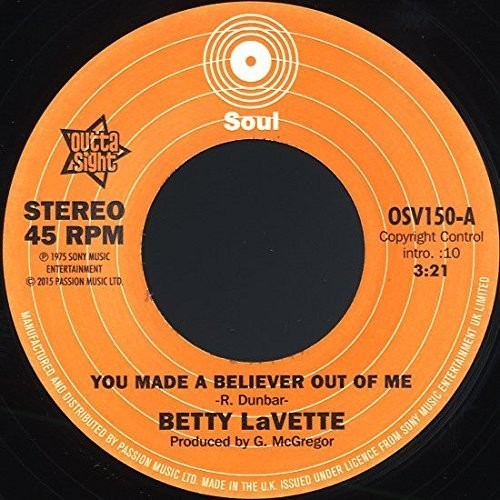 Lavette, Betty: You Made A Believer Out Of Me / Thank You For