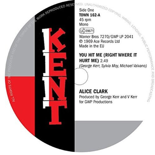 Clark, Alice / Devonnes: You Hit Me (Right Where It Hurt Me) / I Couldn't