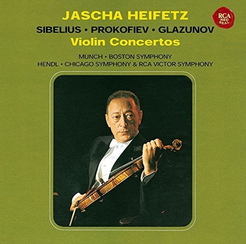 Heifetz, Jascha: Sibelius Prokofiev Glasnov: Violin