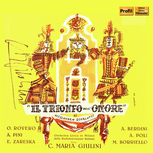 Scarlatti / Orchestra Lirica Di Milano: Alessandro Scarlatti: Il Trionfo Dell'Onore