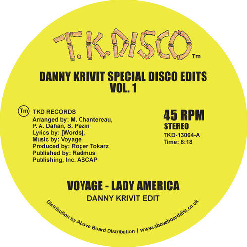 Voyage: Danny Krivit Special Disco Edits Vol. 1