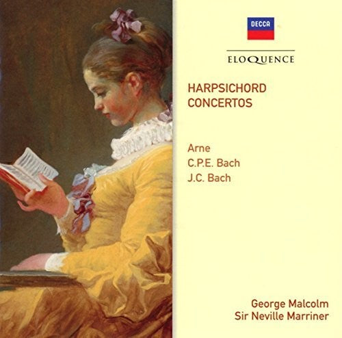 Malcolm, George: Arne / C.P.E. Bach / J.C. Bach: Harpsichord Concertos