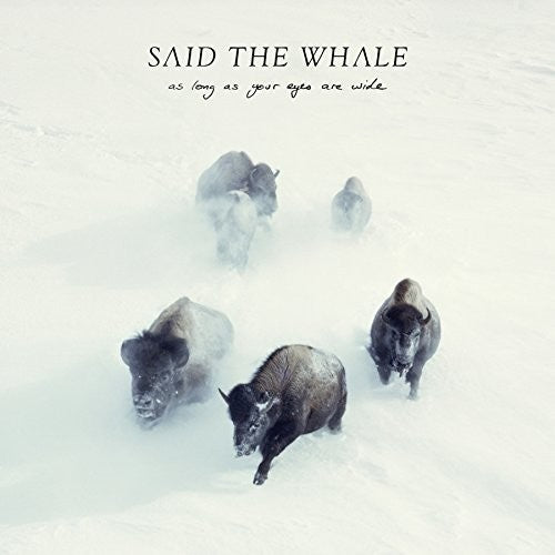 Said the Whale: As Long As Your Eyers Are Wide