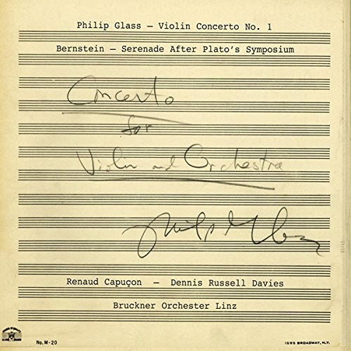 Glass / Bernstein / Capucon, Renaud: Glass: Violin Concerto No.1; Bernstein: Serenade