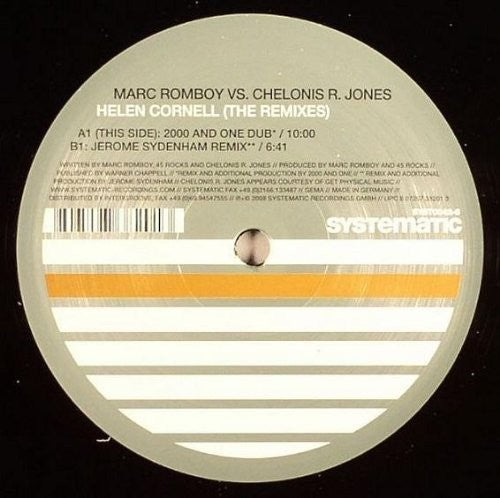 Romboy, Marc vs. Jones, Chelonis R.: Helen Cornell (the Remixes)