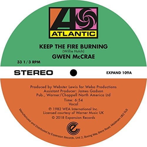 McCrae, Gwen: Keep The Fire Burning / Funky Sensation
