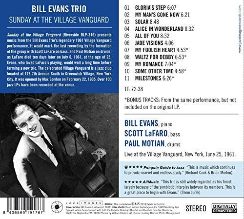 Evans, Bill: Sunday At The Village Vanguard