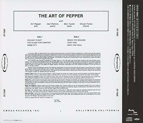 Pepper, Art: Art Of Pepper