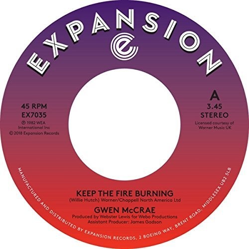 McCrae, Gwen: Keep The Fire Burning / Funky Sensation