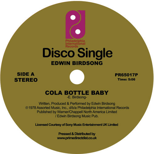 Birdsong, Edwin: Cola Bottle Baby / Freaky Deaky Sities