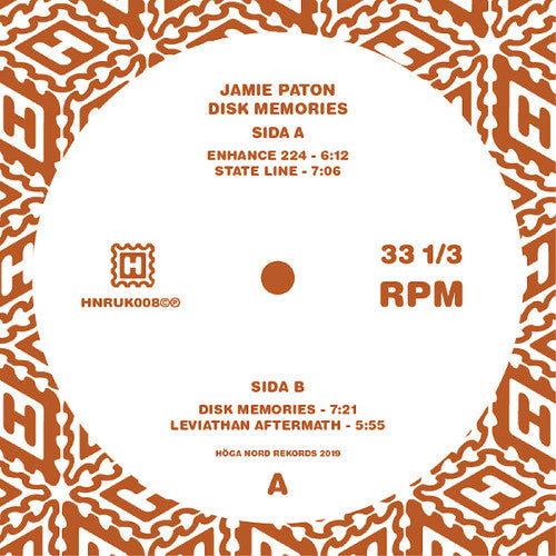 Paton, Jamie: Disk Memories