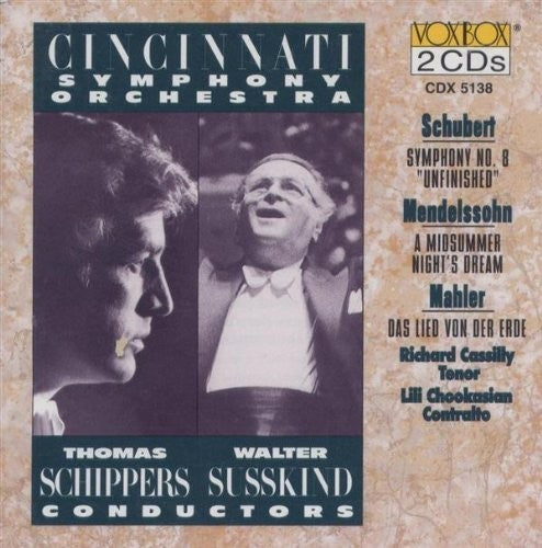 Schubert / Schubert / Mendelssohn / Mahler / Cin S: Schubert Mendelssohn Mahler