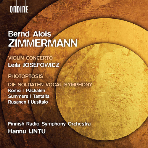 Zimmermann / Josefowicz: Violin Concerto / Photoptosis