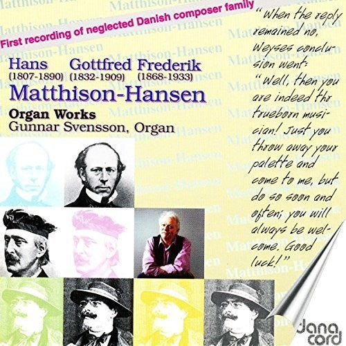 Svensson, Gunnar: Organ Music By Mathhais-Hansen