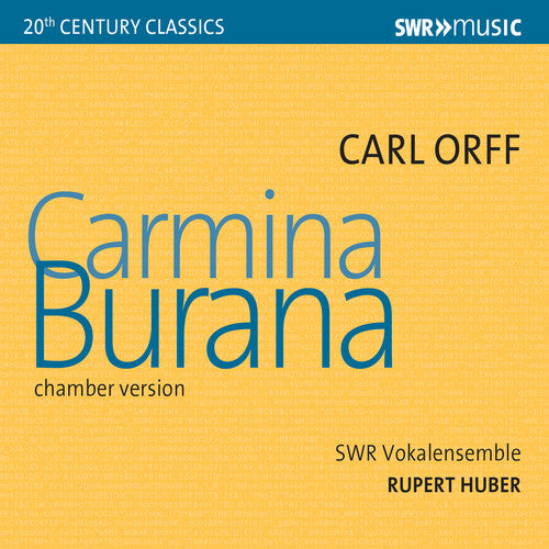 Orff / Swr Vokalensemble / Behle: Carmina Burana