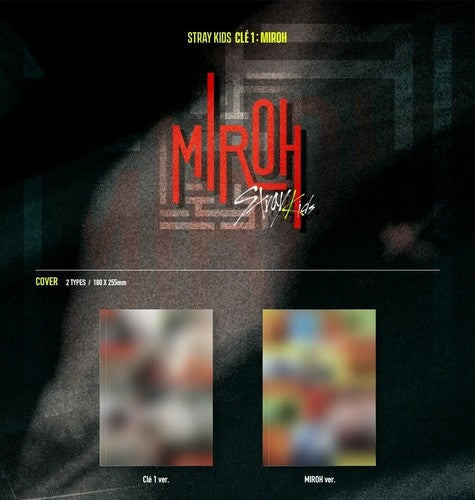 Stray Kids - Cle 1: Miroh (Random Cover) (incl. photobook + 3 QR Cards)
