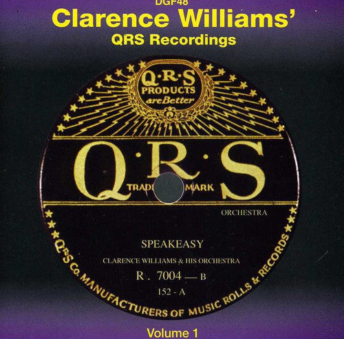 Williams, Clarence: QRS Recordings, Vol. 1