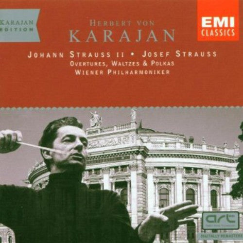 Strauss, J. / Strauss, J. Jr / Karajan / Vienna Phil: Fledermaus/Blue Danube/&