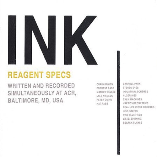 Ink: Reagent Specs