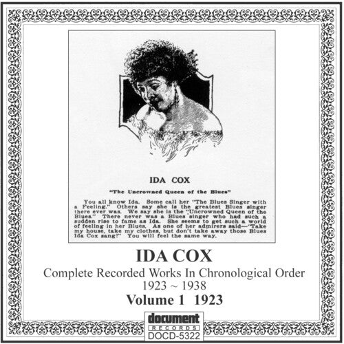 Cox, Ida: Complete Recorded Works 1 (1923)