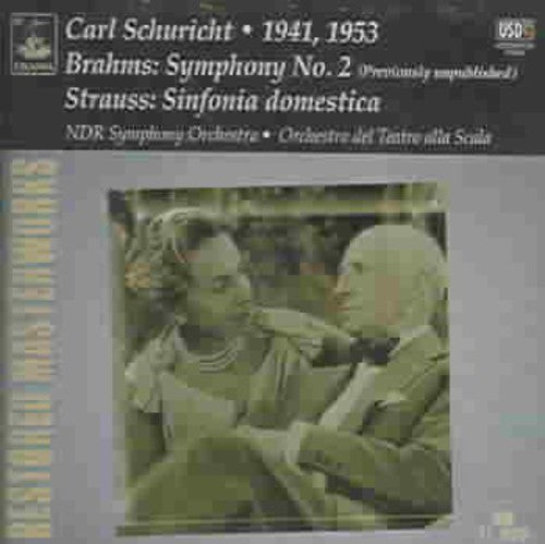 Brahms / Strauss, R. / Ndr So Hamburg / Schuricht: Symphony 2 in D / Sinfonia Domestica